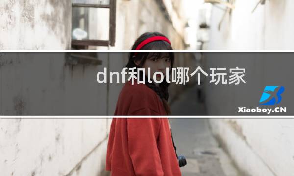 dnf和lol哪个玩家多图片