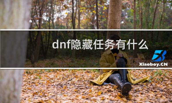 dnf隐藏任务有什么用（dnf隐藏任务）