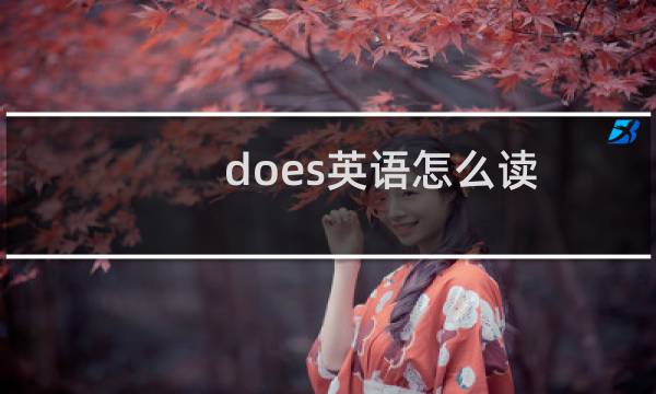 does英语怎么读