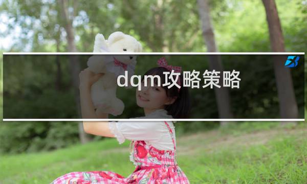 dqm攻略策略