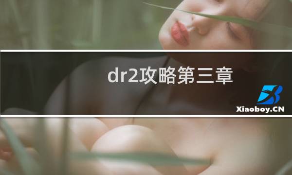 dr2攻略第三章