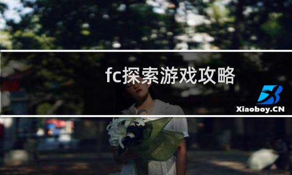 fc探索游戏攻略