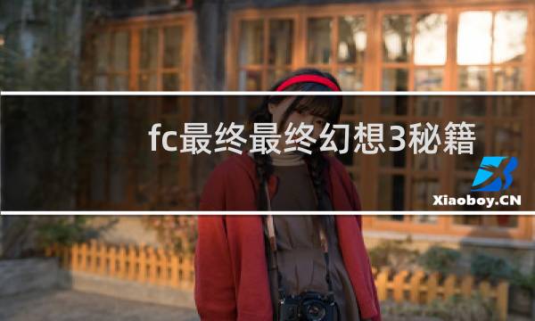 fc最终最终幻想3秘籍