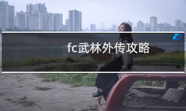 fc武林外传攻略