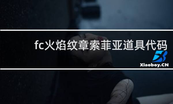 fc火焰纹章索菲亚道具代码