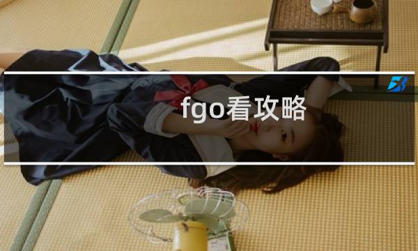 fgo看攻略