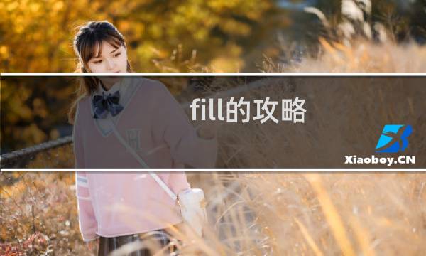 fill的攻略