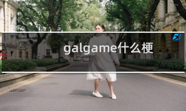 galgame什么梗