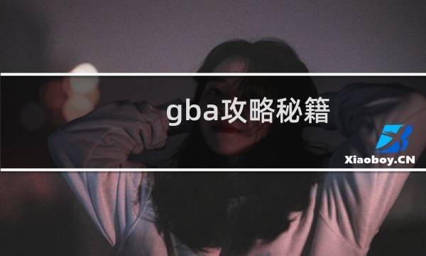 gba攻略秘籍