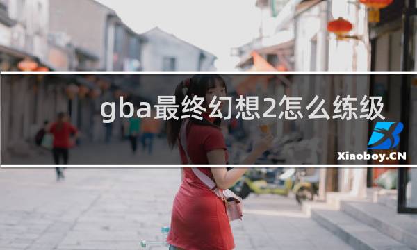 gba最终幻想2怎么练级