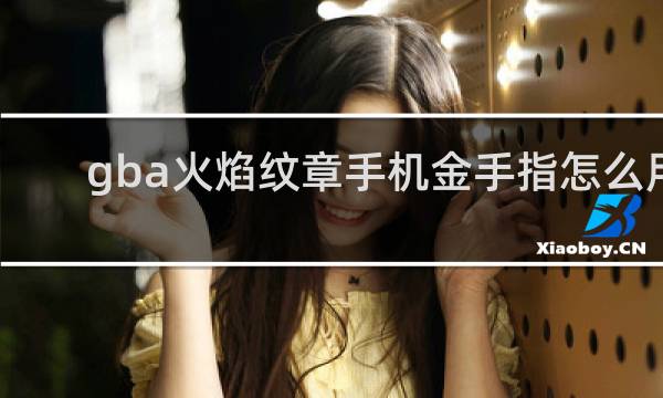 gba火焰纹章手机金手指怎么用