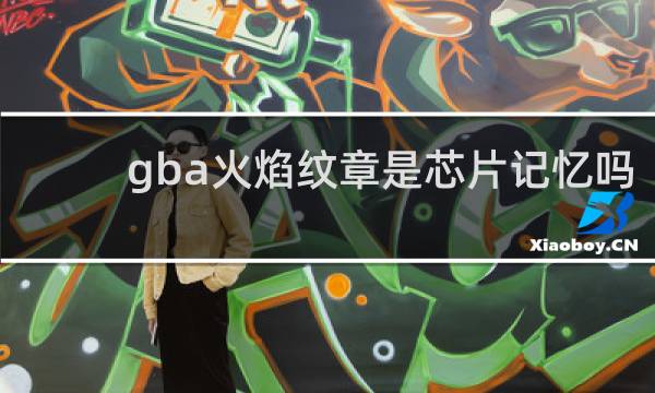 gba火焰纹章是芯片记忆吗