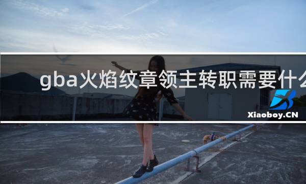 gba火焰纹章领主转职需要什么