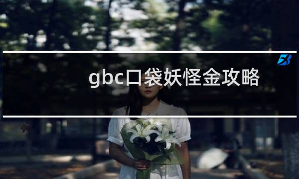 gbc口袋妖怪金攻略