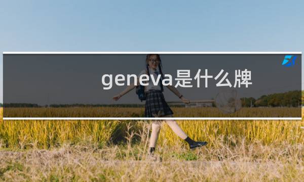 geneva是什么牌子的音响（geneva是什么牌子手表）图片