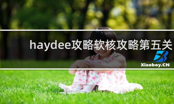 haydee攻略软核攻略第五关