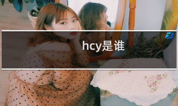 hcy是谁 hcy什么梗