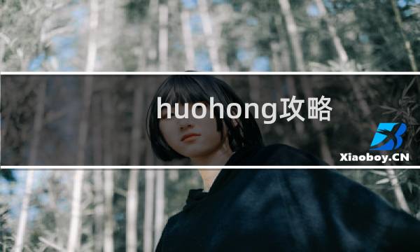 huohong攻略
