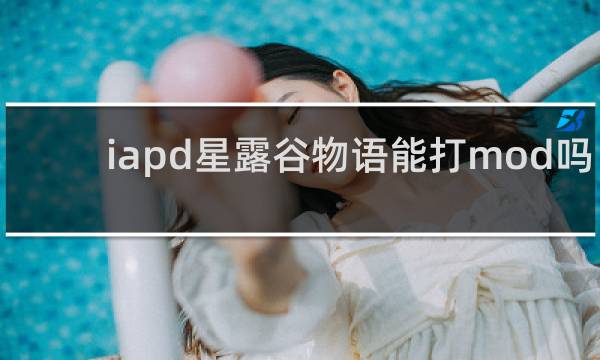 iapd星露谷物语能打mod吗