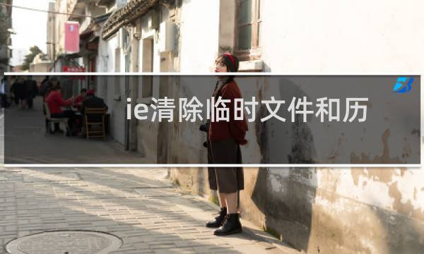 ie清除临时文件和历史记录