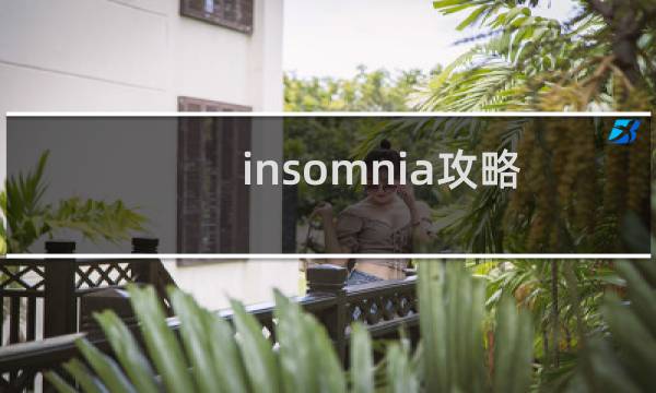 insomnia攻略