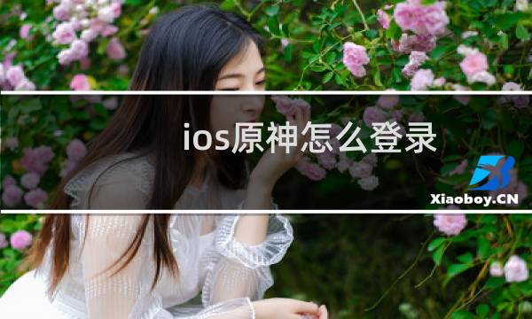 ios原神怎么登录