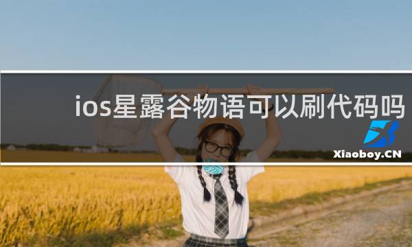 ios星露谷物语可以刷代码吗