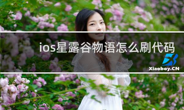 ios星露谷物语怎么刷代码