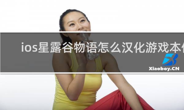 ios星露谷物语怎么汉化游戏本体