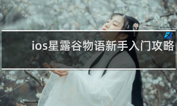 ios星露谷物语新手入门攻略