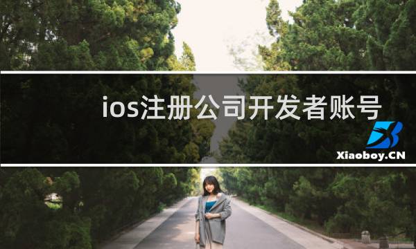 ios注册公司开发者账号