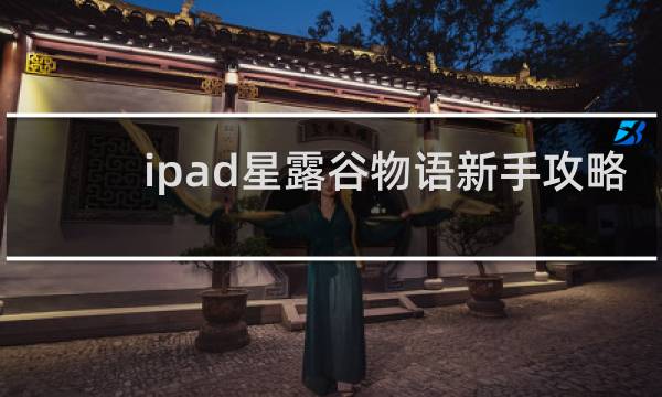 ipad星露谷物语新手攻略