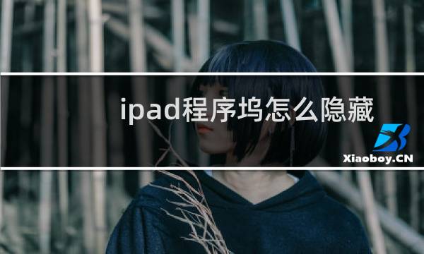 ipad程序坞怎么隐藏