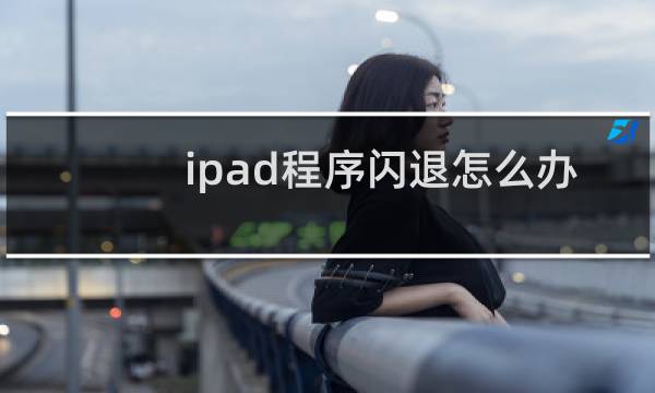 ipad程序闪退怎么办