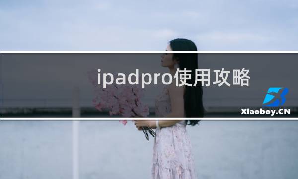 ipadpro使用攻略