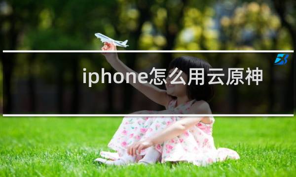 iphone怎么用云原神
