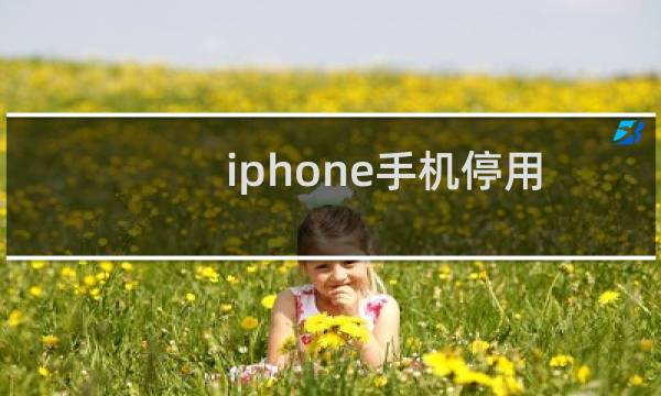 iphone手机停用怎么办？苹果手机停用怎么办？