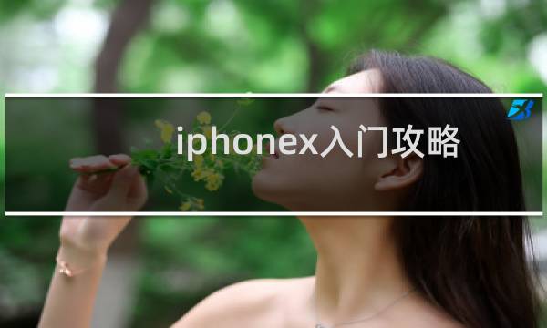 iphonex入门攻略