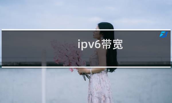 ipv6带宽