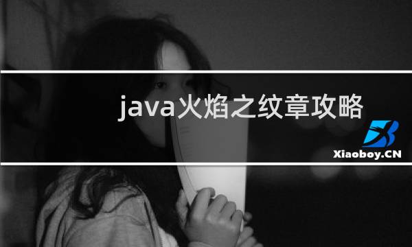 java火焰之纹章攻略