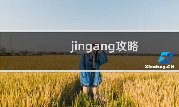 jingang攻略
