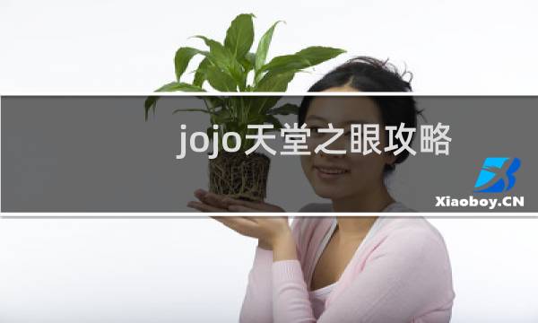 jojo天堂之眼攻略