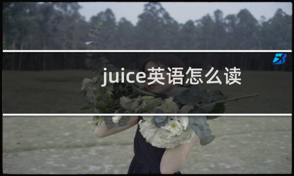 juice英语怎么读