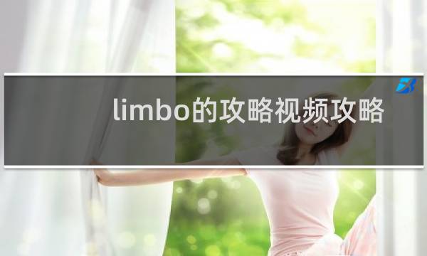 limbo的攻略视频攻略
