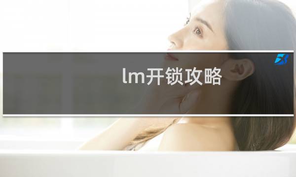 lm开锁攻略