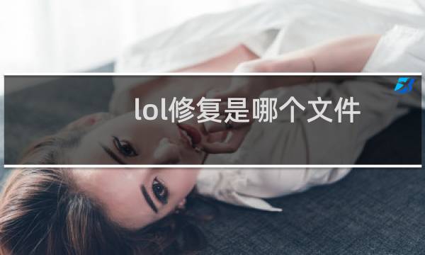 lol修复是哪个文件图片