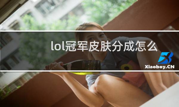 lol冠军皮肤分成怎么算的图片