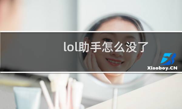 lol助手怎么没了图片