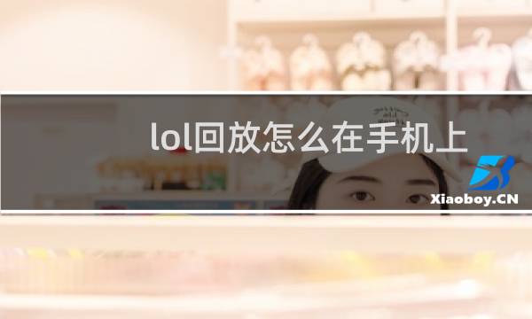 lol回放怎么在手机上打开图片