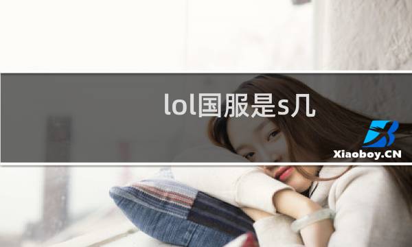 lol国服是s几图片